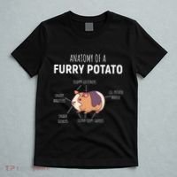 Anatomy Of A Furry Potato Guinea Pig Lover T-Shirt thumb 5