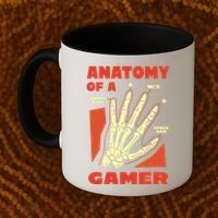 Anatomy Of A Gamer Halloween Coffee Mug thumb 2