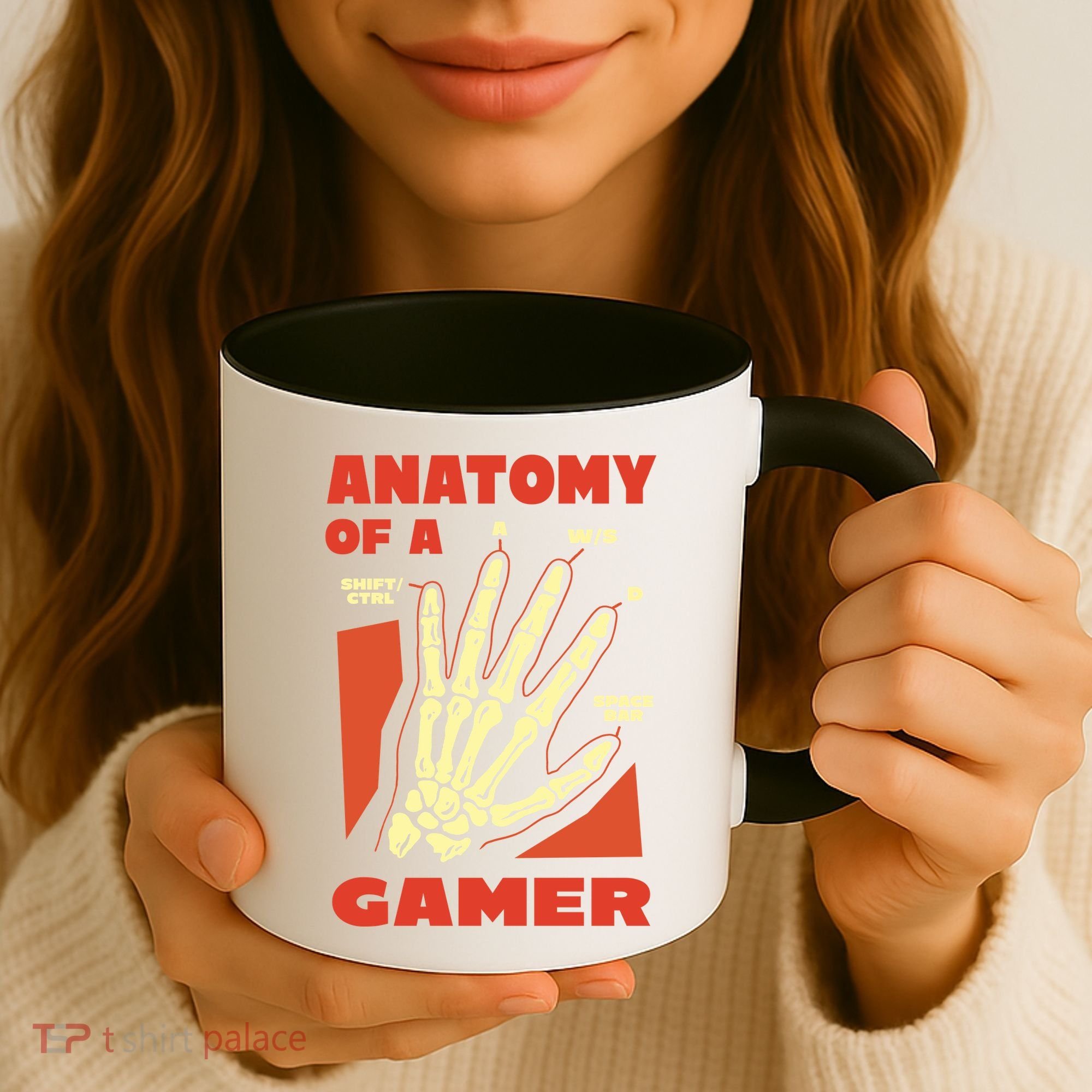 Anatomy Of A Gamer Halloween Coffee Mug