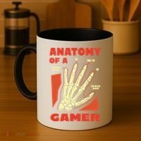 Anatomy Of A Gamer Halloween Coffee Mug thumb 4