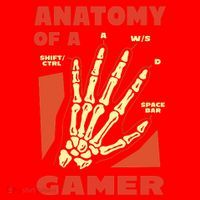 Anatomy Of A Gamer Halloween Long Sleeve Shirt thumb 2