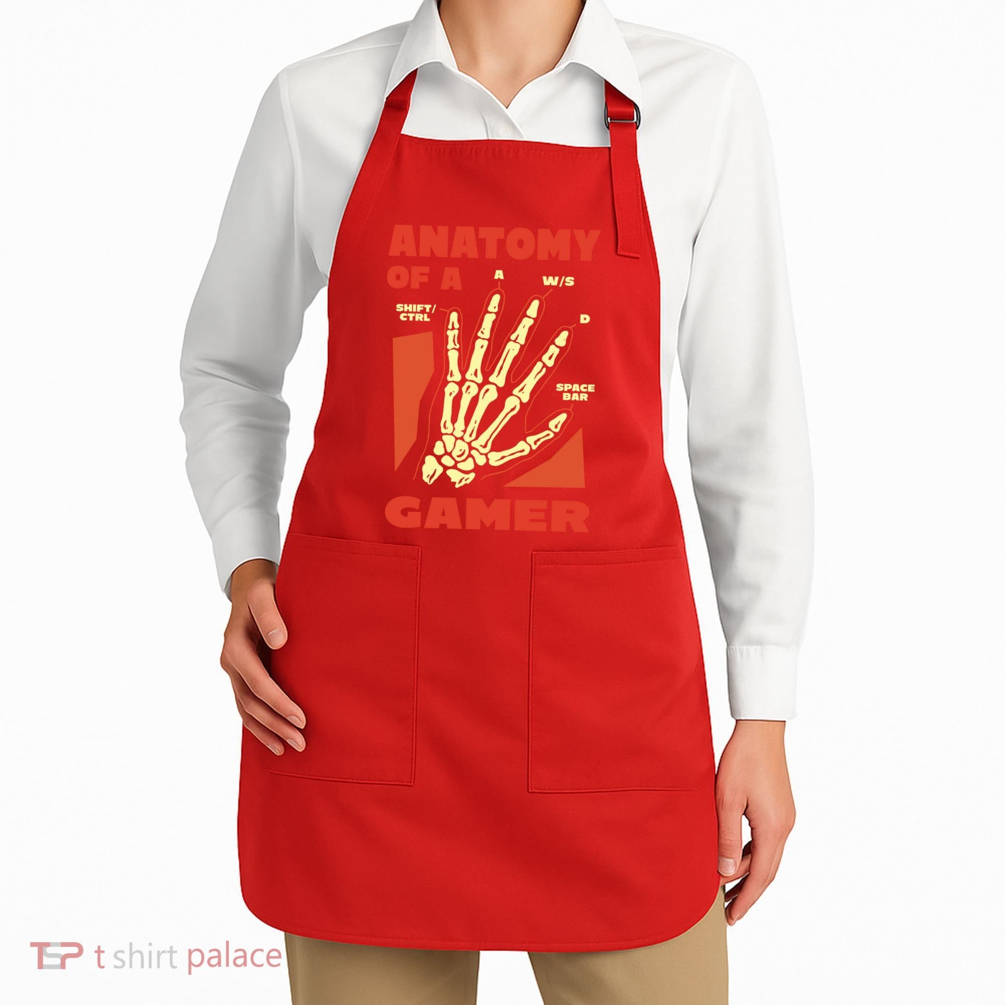 Anatomy Of A Gamer Halloween Apron