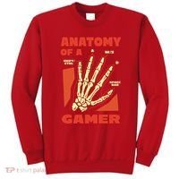 Anatomy Of A Gamer Halloween Sweatshirt thumb 0
