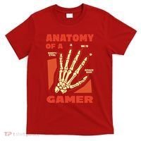 Anatomy Of A Gamer Halloween T-Shirt thumb 0
