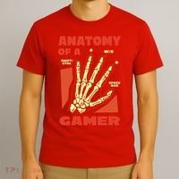 Anatomy Of A Gamer Halloween T-Shirt thumb 3