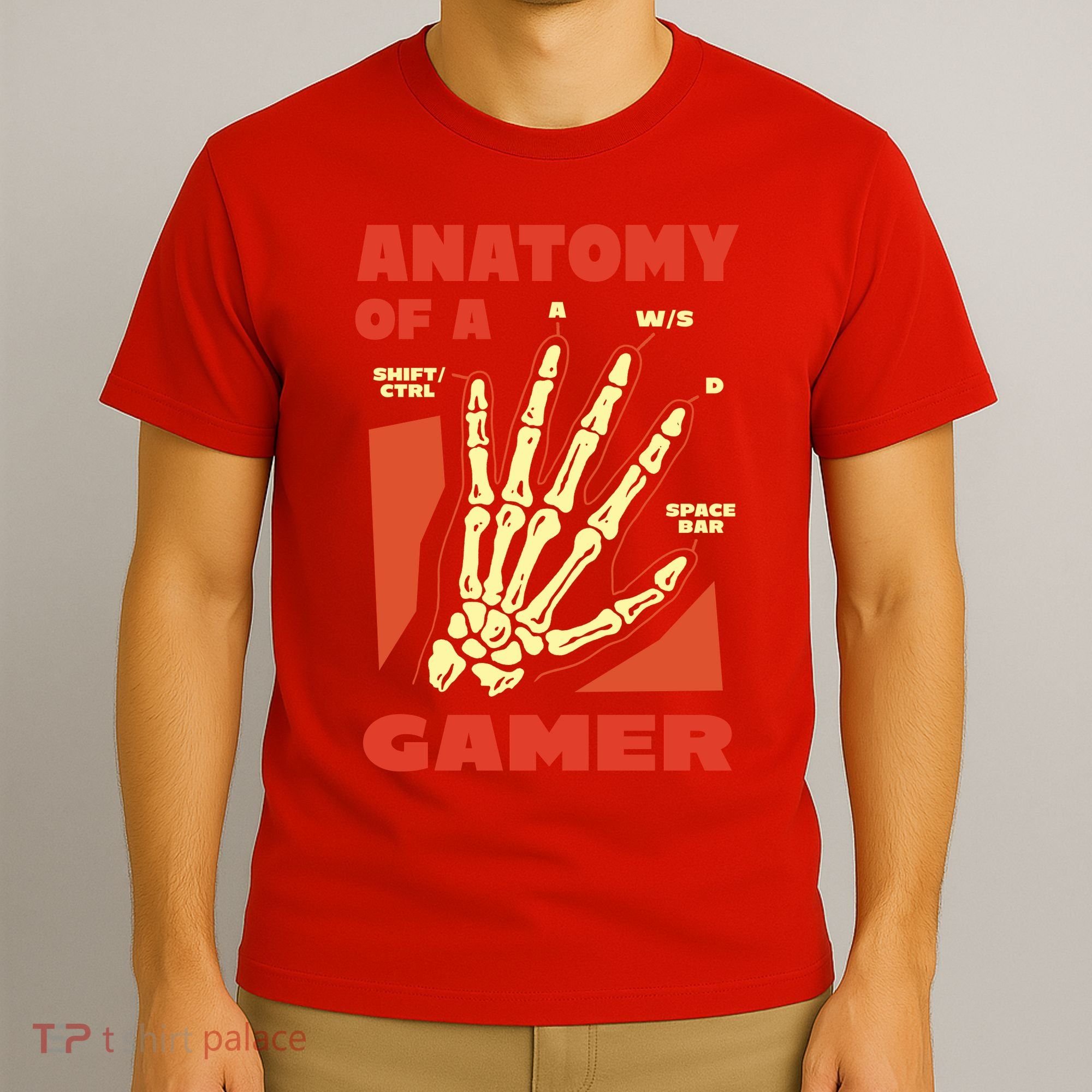 Anatomy Of A Gamer Halloween T-Shirt