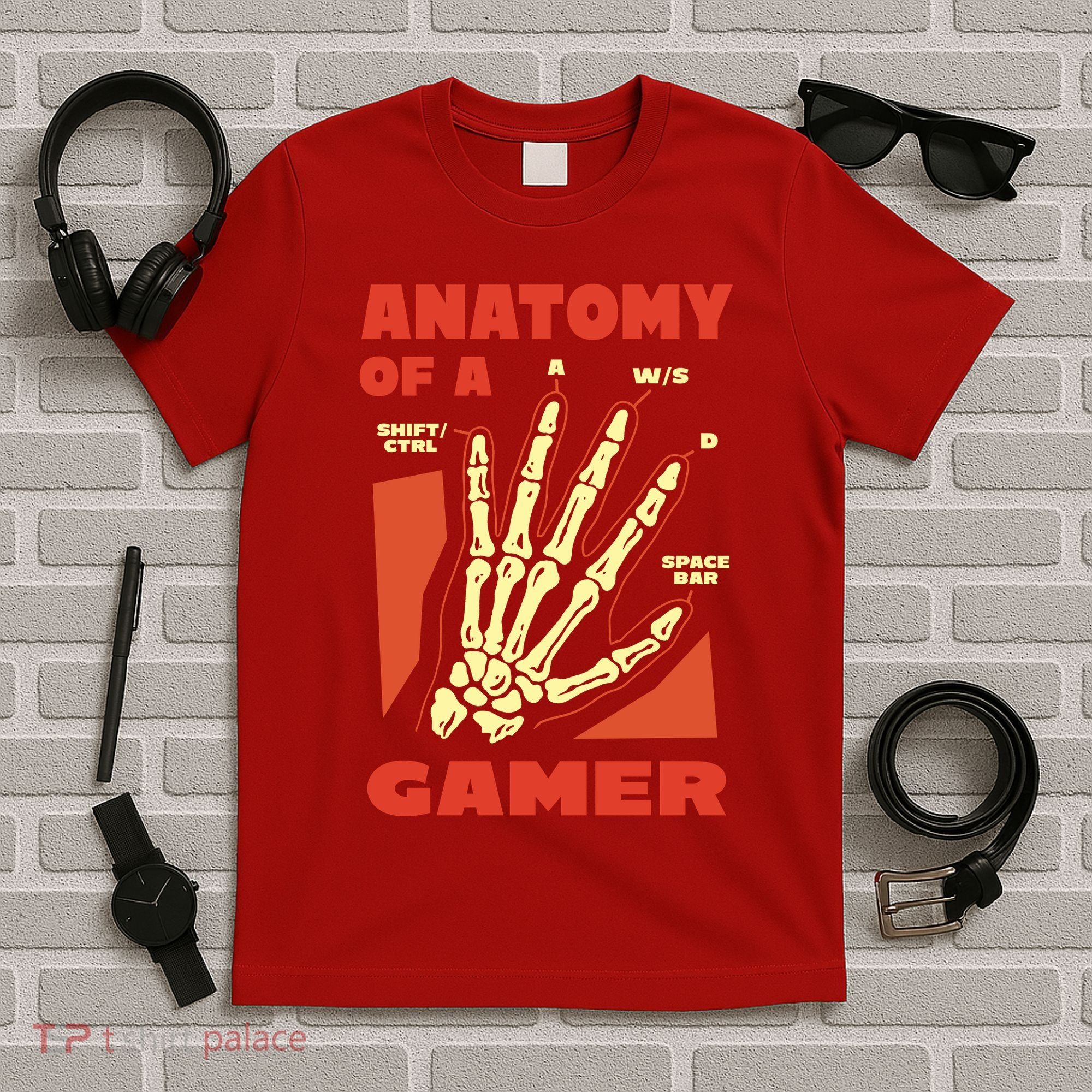 Anatomy Of A Gamer Halloween T-Shirt