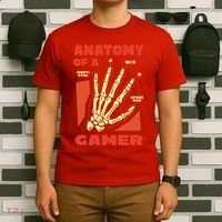 Anatomy Of A Gamer Halloween T-Shirt thumb 6