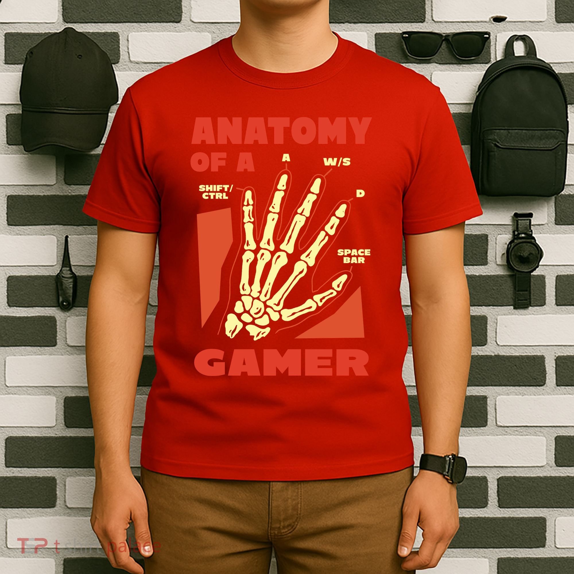 Anatomy Of A Gamer Halloween T-Shirt
