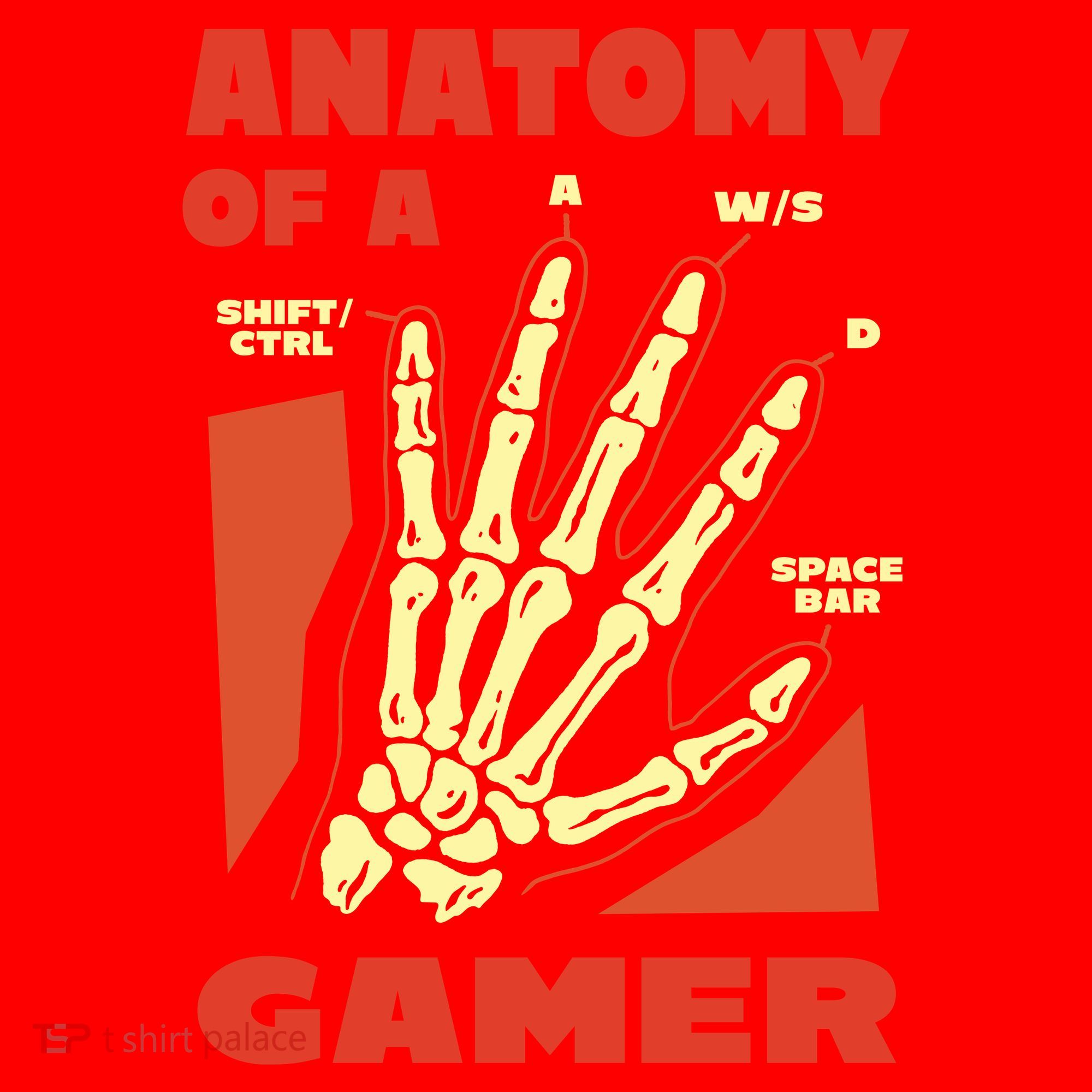 Anatomy Of A Gamer Halloween T-Shirt