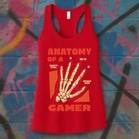 Anatomy Of A Gamer Halloween Women's Tank Top thumb 3