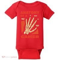 Anatomy Of A Gamer Halloween Baby Bodysuit thumb 0