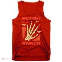 Anatomy Of A Gamer Halloween Tank Top thumb 0