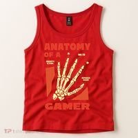 Anatomy Of A Gamer Halloween Tank Top thumb 2
