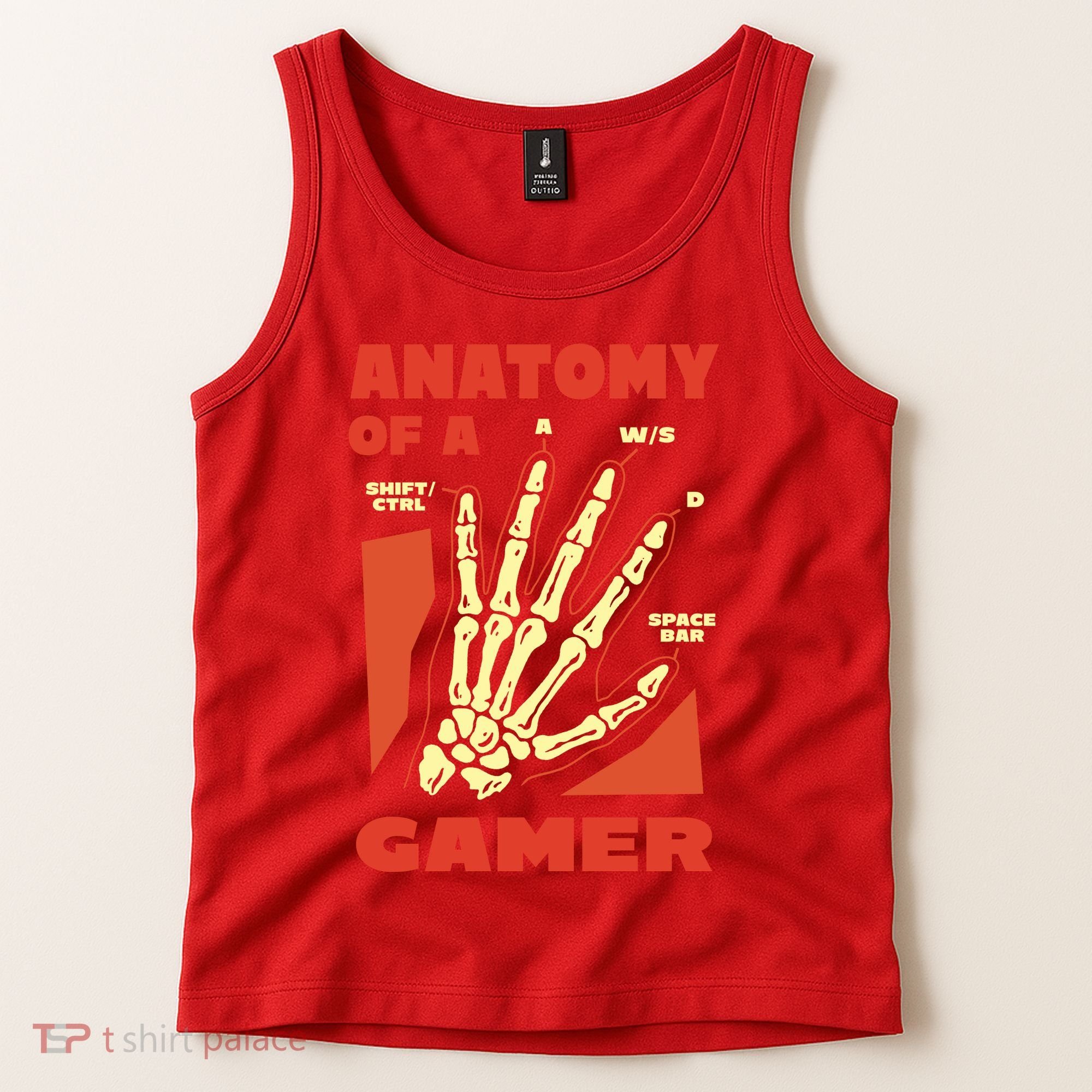 Anatomy Of A Gamer Halloween Tank Top