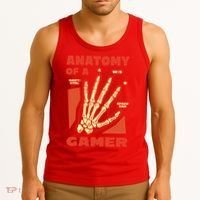 Anatomy Of A Gamer Halloween Tank Top thumb 3