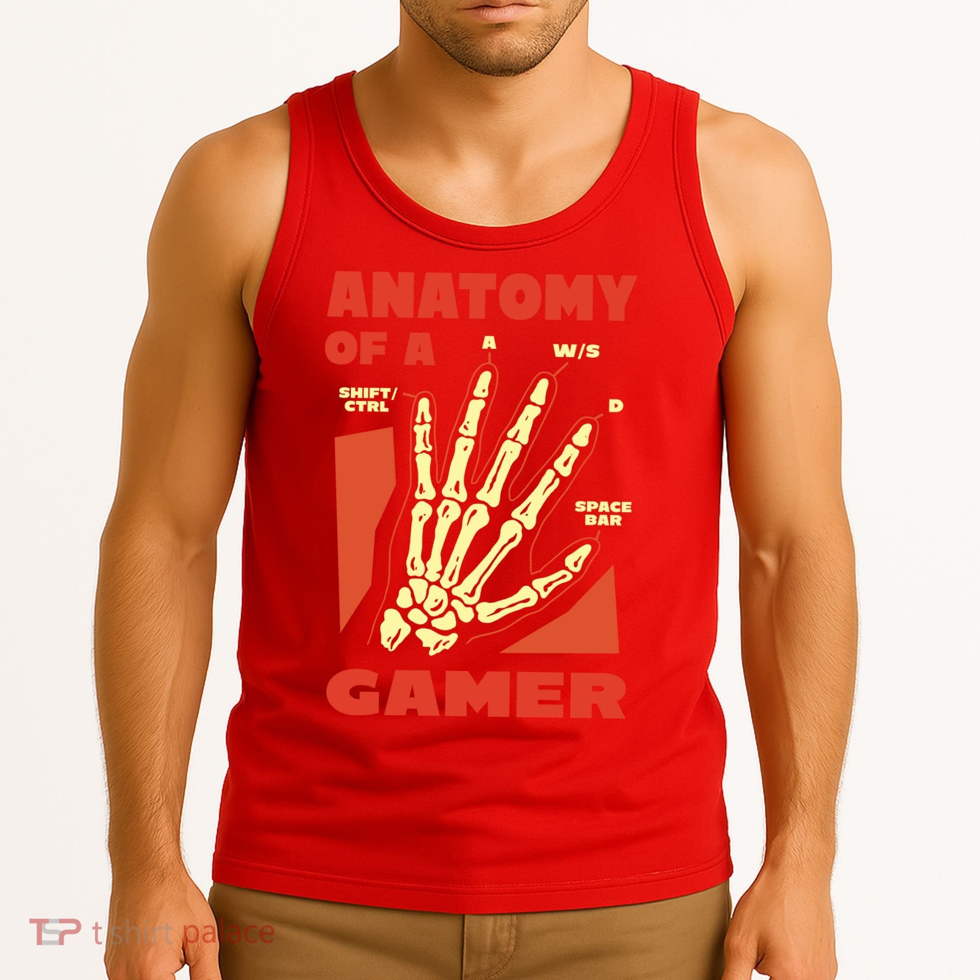 Anatomy Of A Gamer Halloween Tank Top