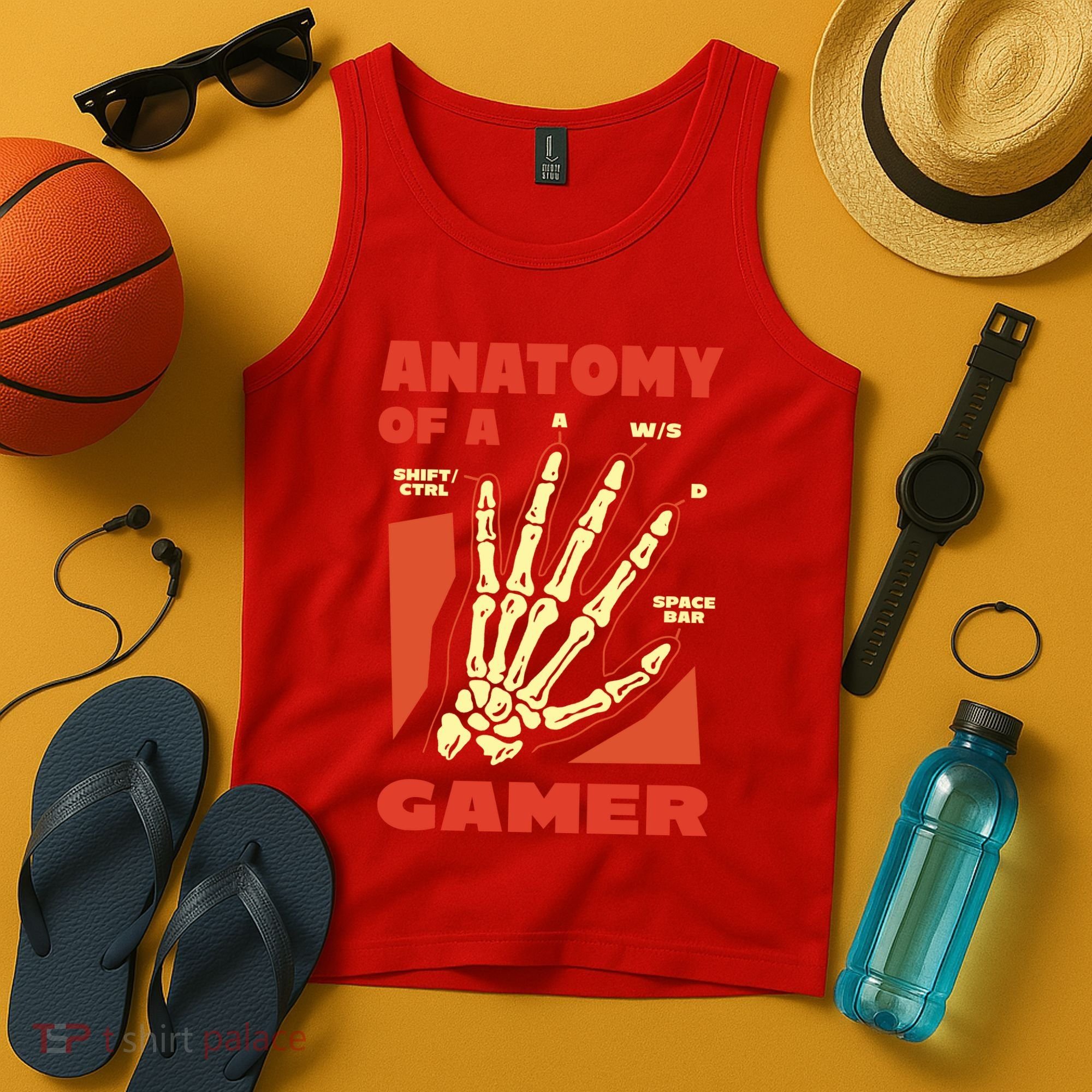 Anatomy Of A Gamer Halloween Tank Top