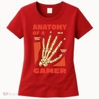 Anatomy Of A Gamer Halloween Women's T-Shirt thumb 0