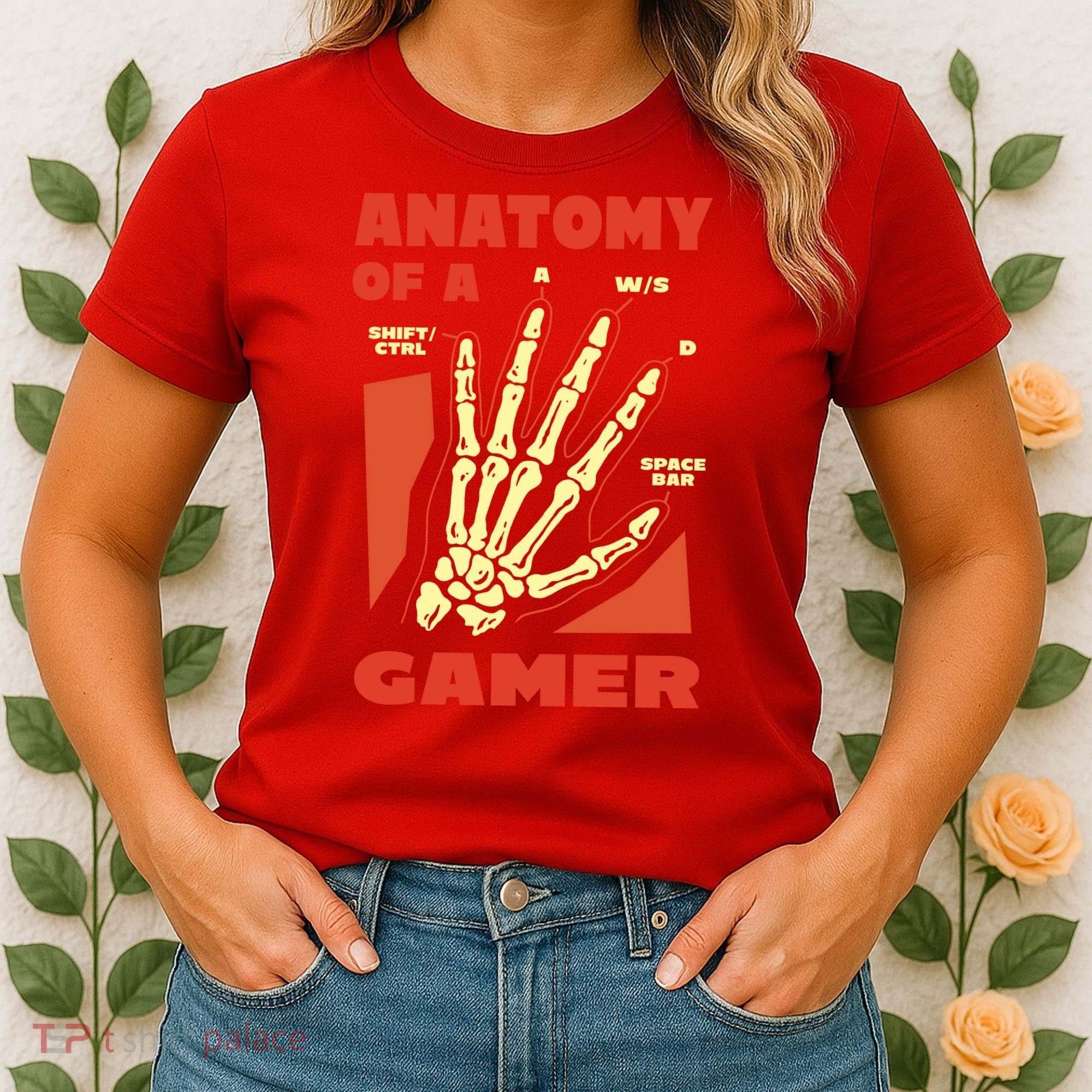 Anatomy Of A Gamer Halloween Women's T-Shirt