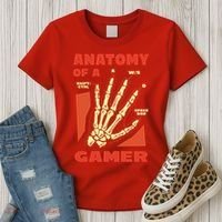 Anatomy Of A Gamer Halloween Women's T-Shirt thumb 3