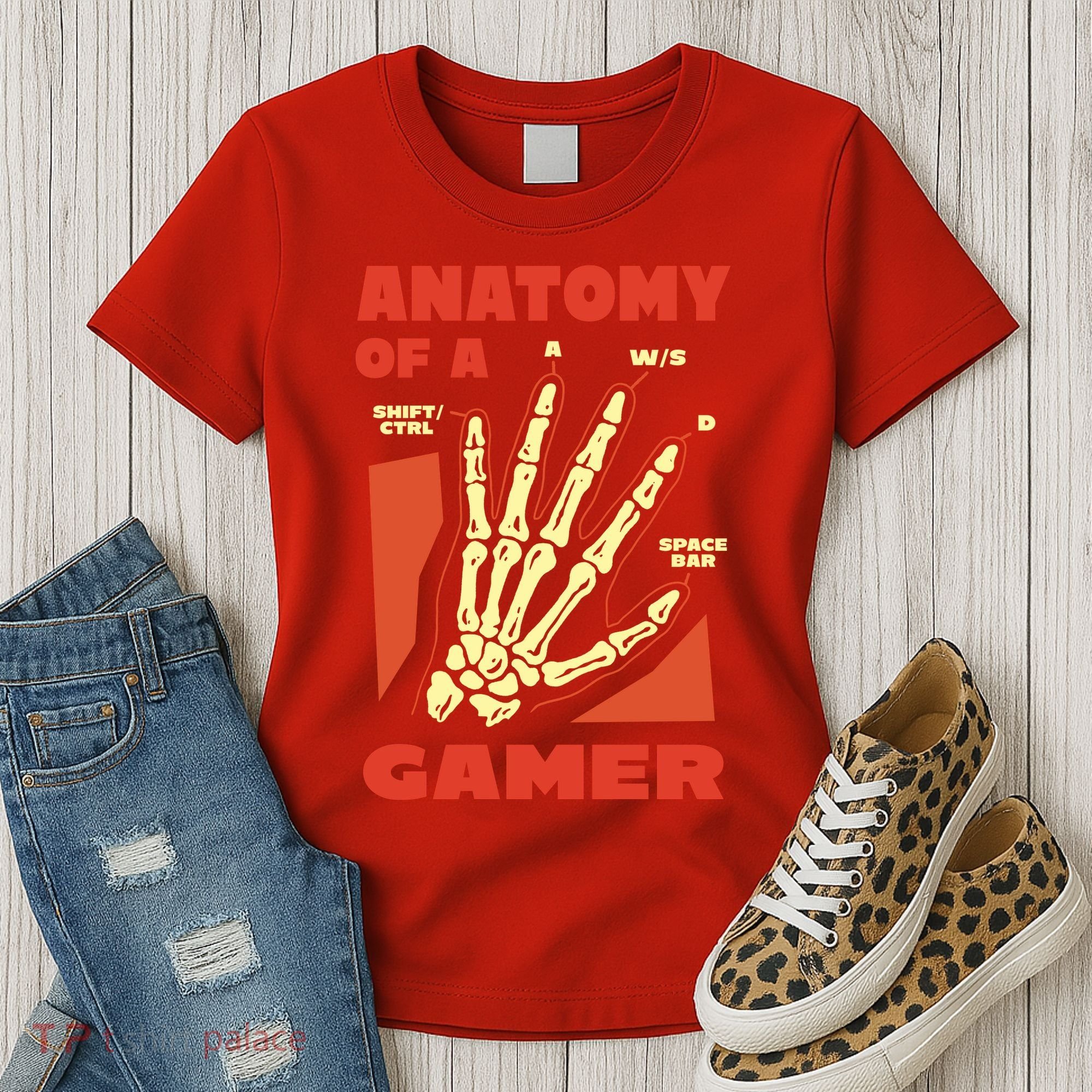 Anatomy Of A Gamer Halloween Women's T-Shirt
