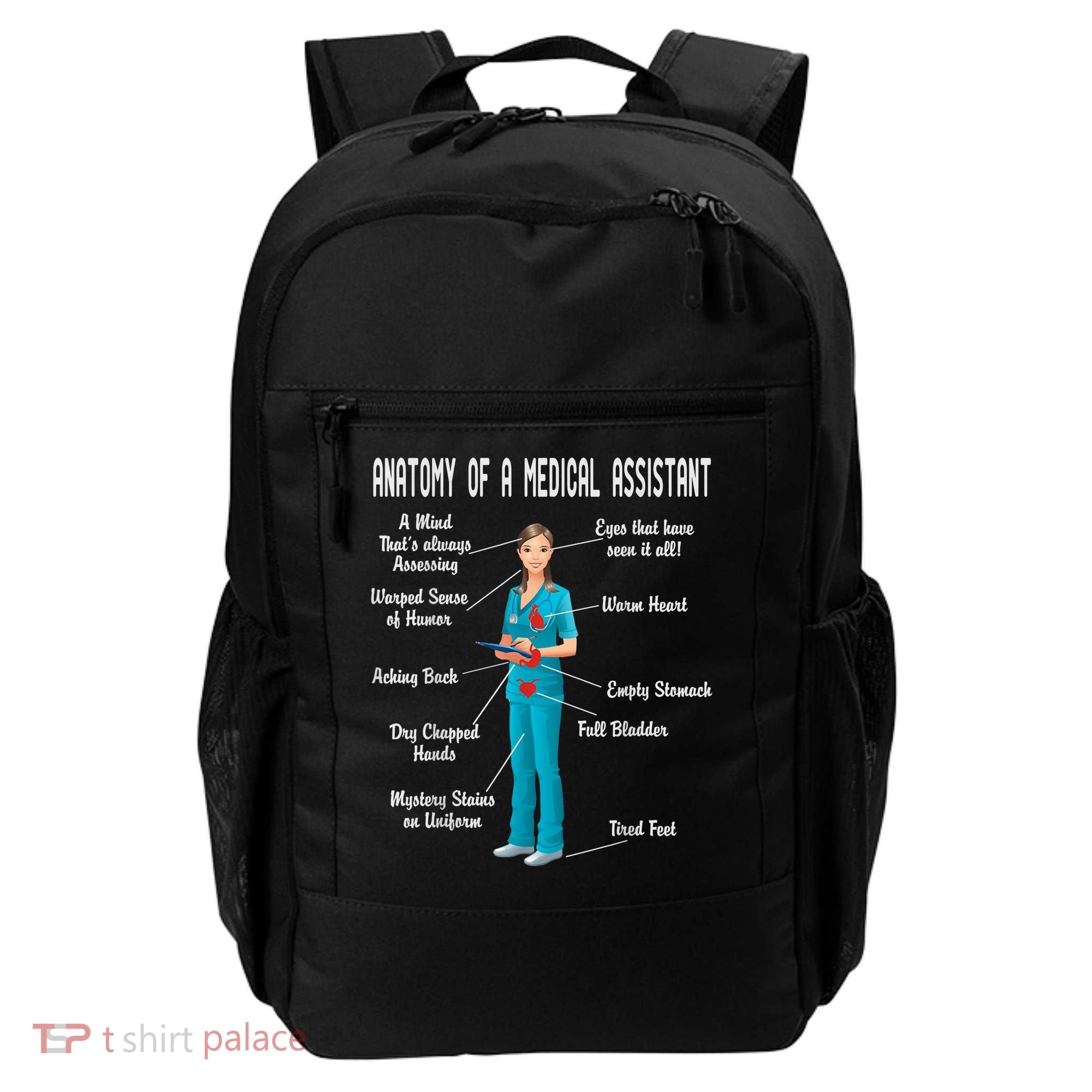 Anatomy Of A Medical Assistant Backpack