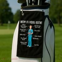 Anatomy Of A Medical Assistant Golf Towel thumb 2