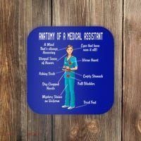 Anatomy Of A Medical Assistant Coaster thumb 0
