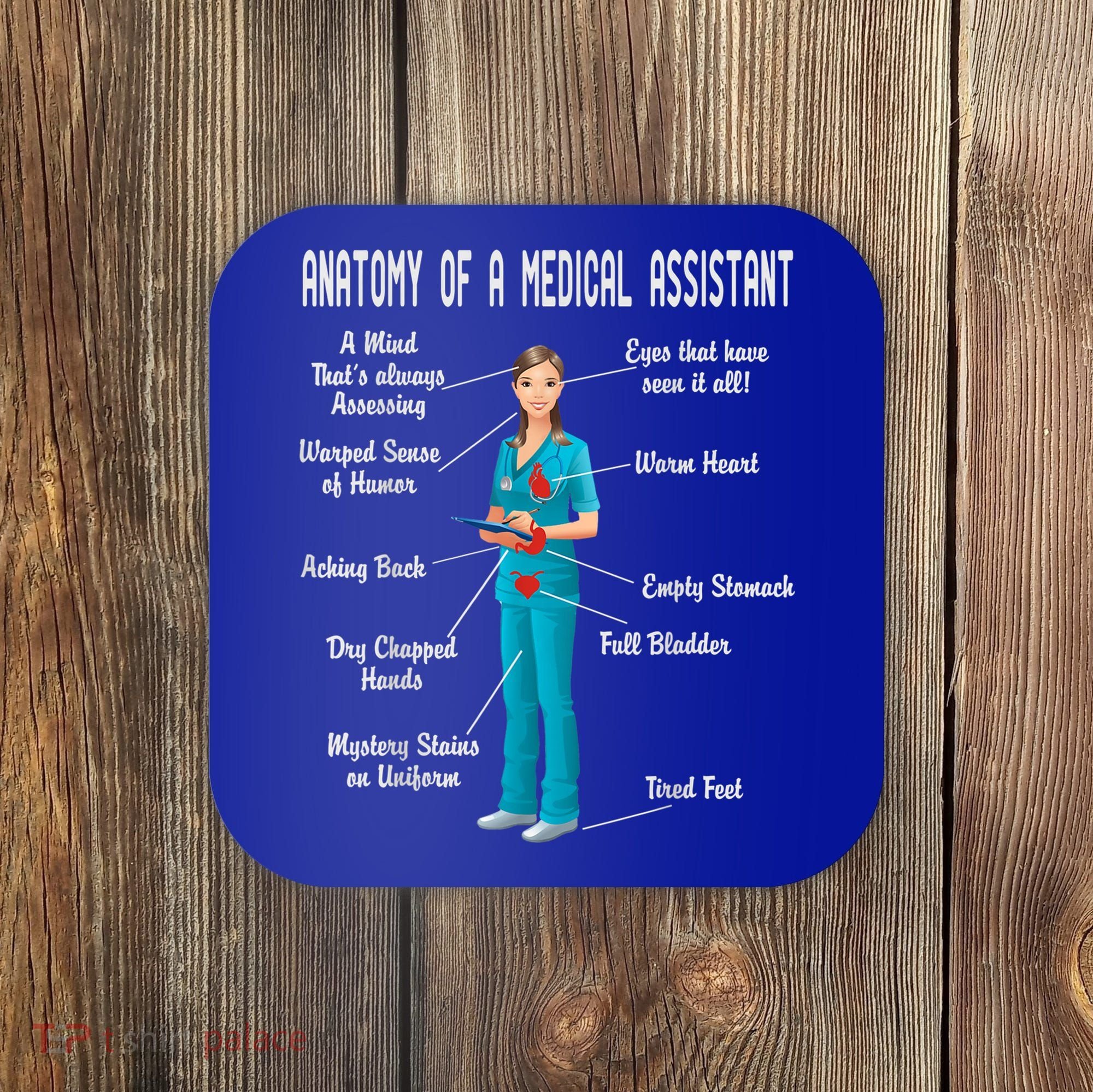 Anatomy Of A Medical Assistant Coaster