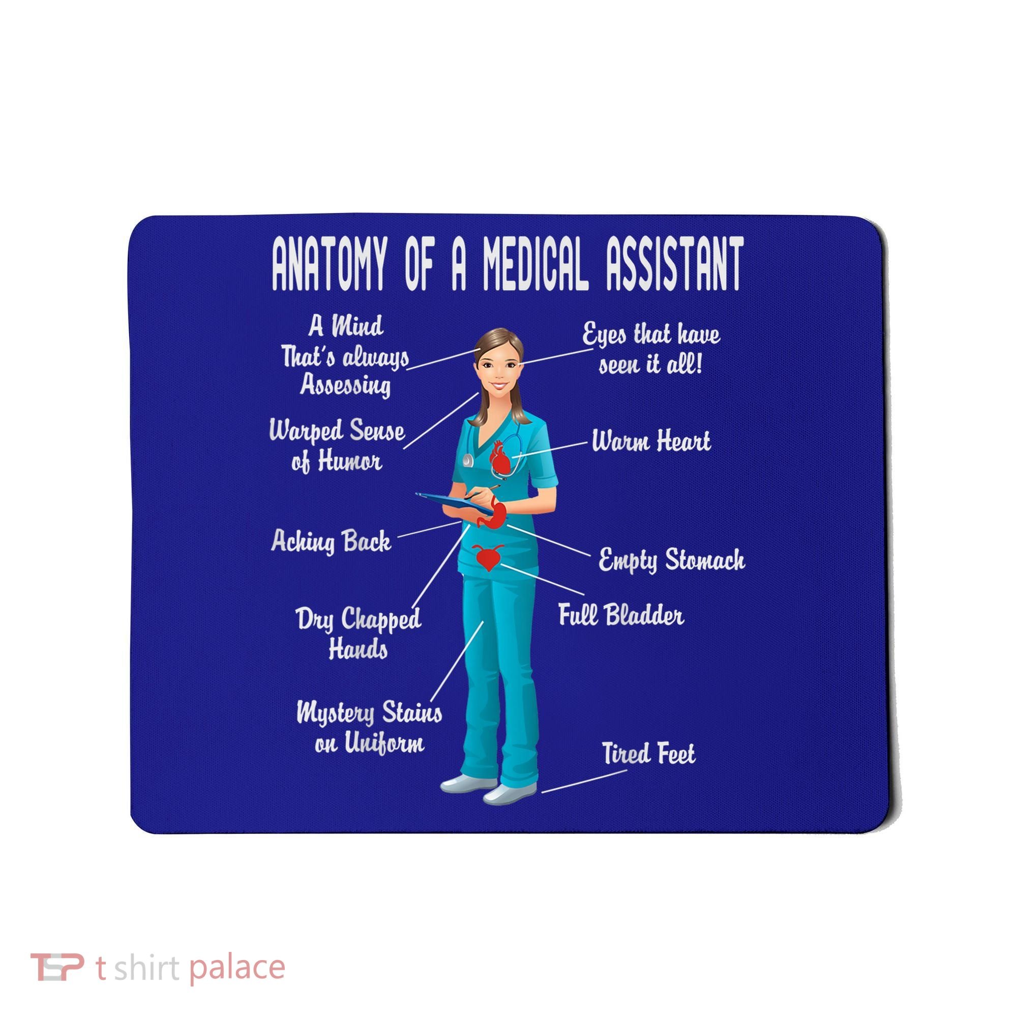Anatomy Of A Medical Assistant Mousepad