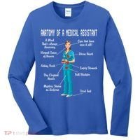 Anatomy Of A Medical Assistant Women's Long Sleeve Shirt thumb 0