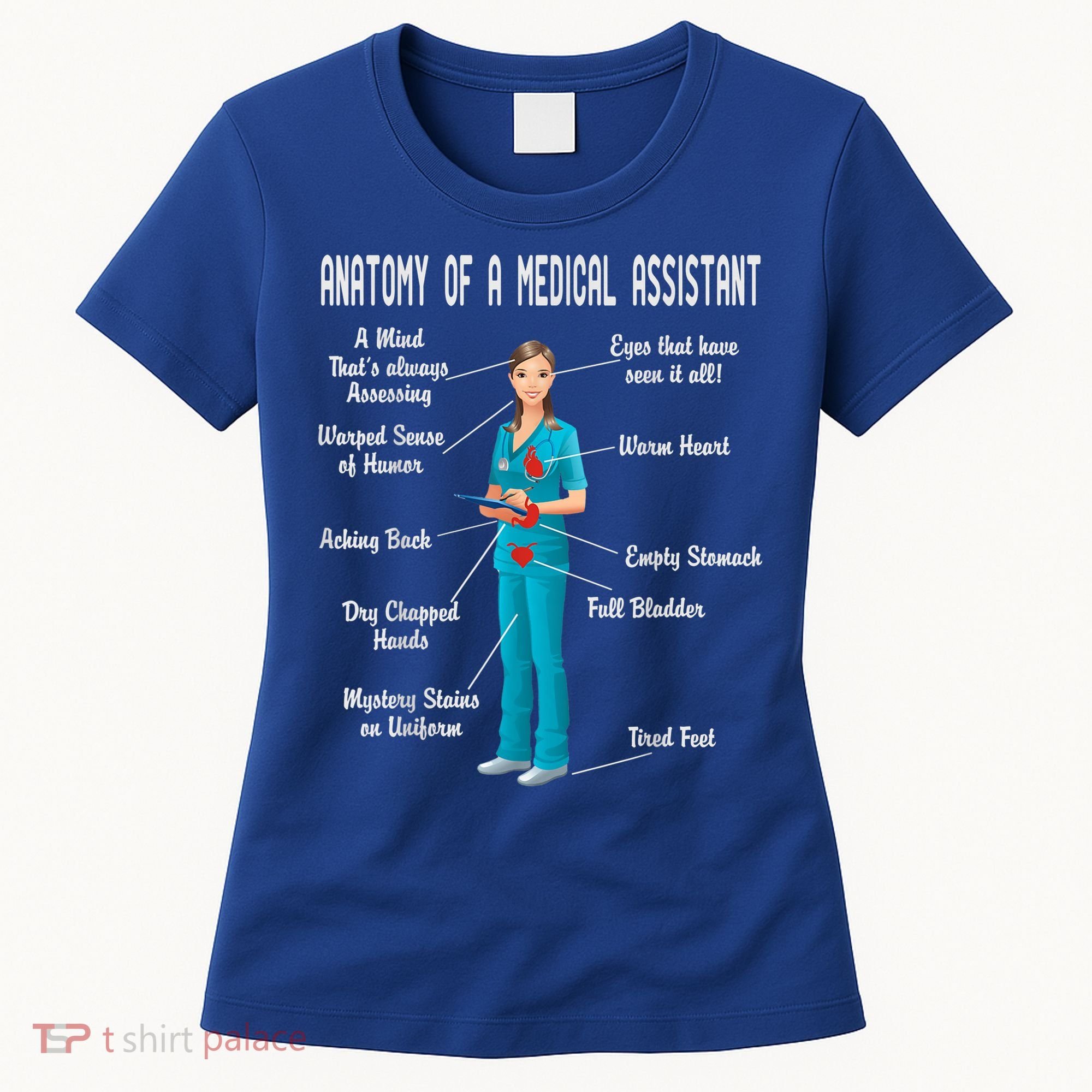 Anatomy Of A Medical Assistant Women's T-Shirt