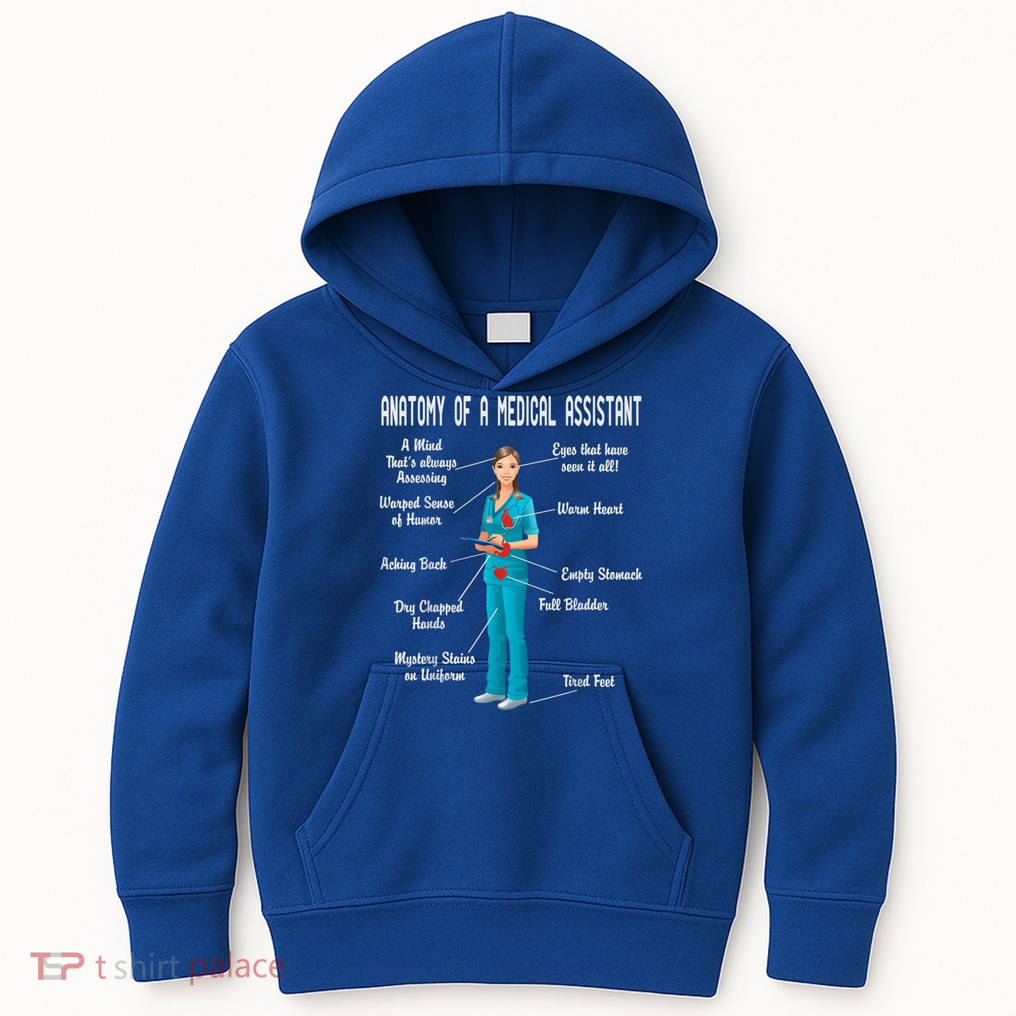 Anatomy Of A Medical Assistant Kids Hoodie