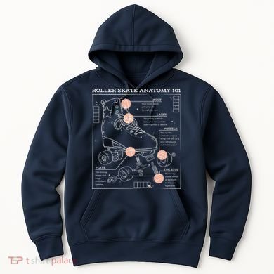 Anatomy Of A Roller Skate Hoodie