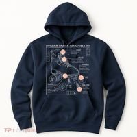 Anatomy Of A Roller Skate Hoodie thumb 0