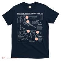 Anatomy Of A Roller Skate T-Shirt thumb 0