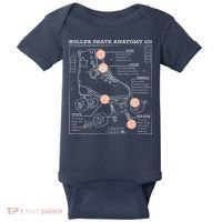 Anatomy Of A Roller Skate Baby Bodysuit thumb 0