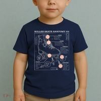 Anatomy Of A Roller Skate Toddler T-Shirt thumb 2