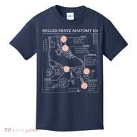 Anatomy Of A Roller Skate Kids T-Shirt thumb 0