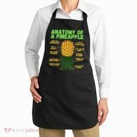 Anatomy Of A Pineapple Funny Upside Down Pineapple Apron thumb 2