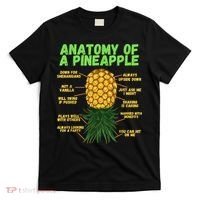 Anatomy Of A Pineapple Funny Upside Down Pineapple T-Shirt thumb 0
