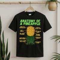 Anatomy Of A Pineapple Funny Upside Down Pineapple T-Shirt thumb 2