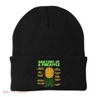 Anatomy Of A Pineapple Funny Upside Down Pineapple Beanie thumb 0
