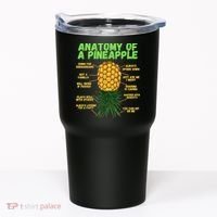 Anatomy Of A Pineapple Funny Upside Down Pineapple Tumbler thumb 0