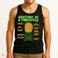 Anatomy Of A Pineapple Funny Upside Down Pineapple Tank Top thumb 3