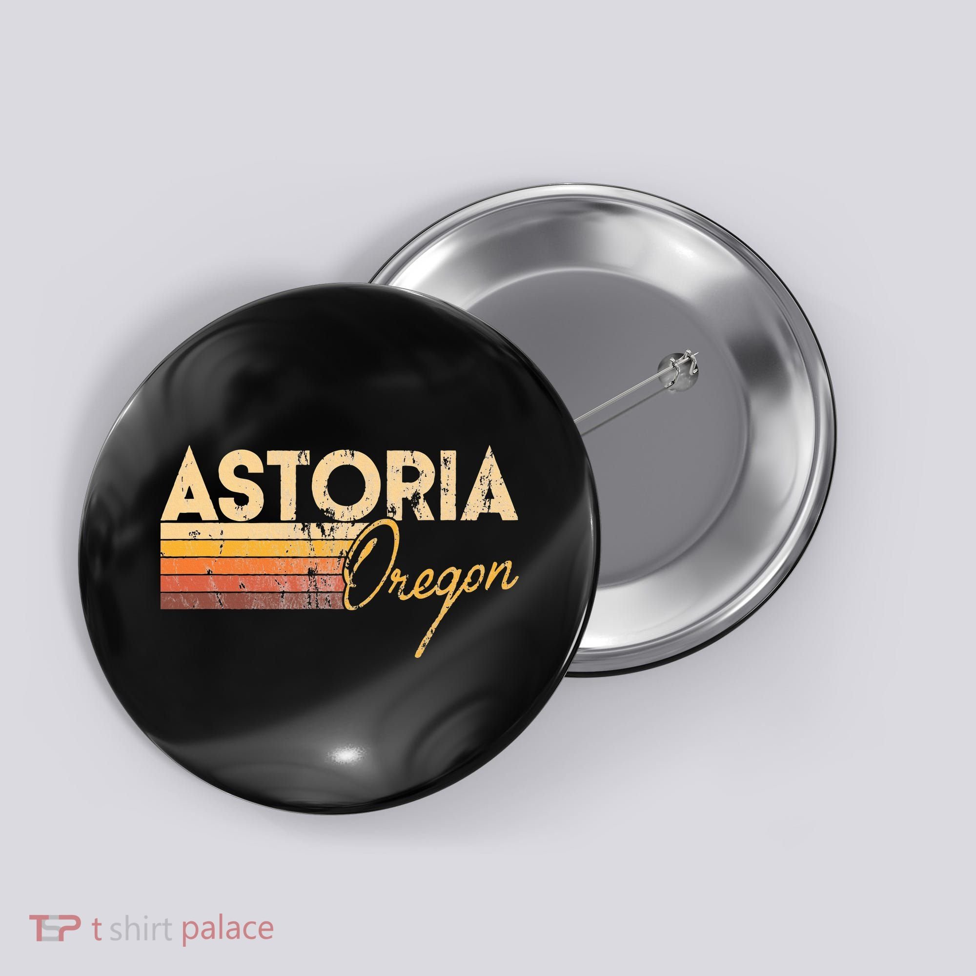 Astoria Oregon Button