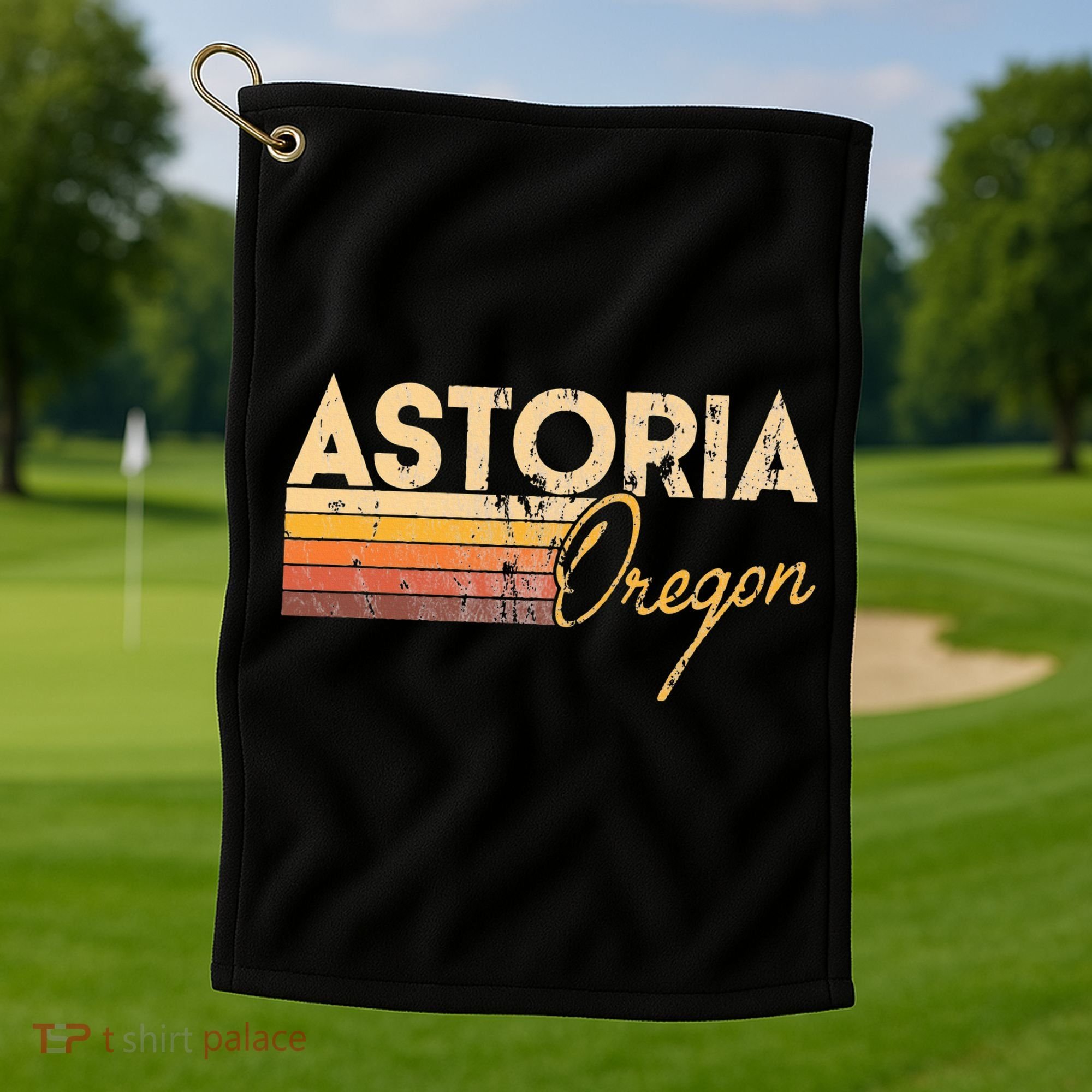 Astoria Oregon Golf Towel