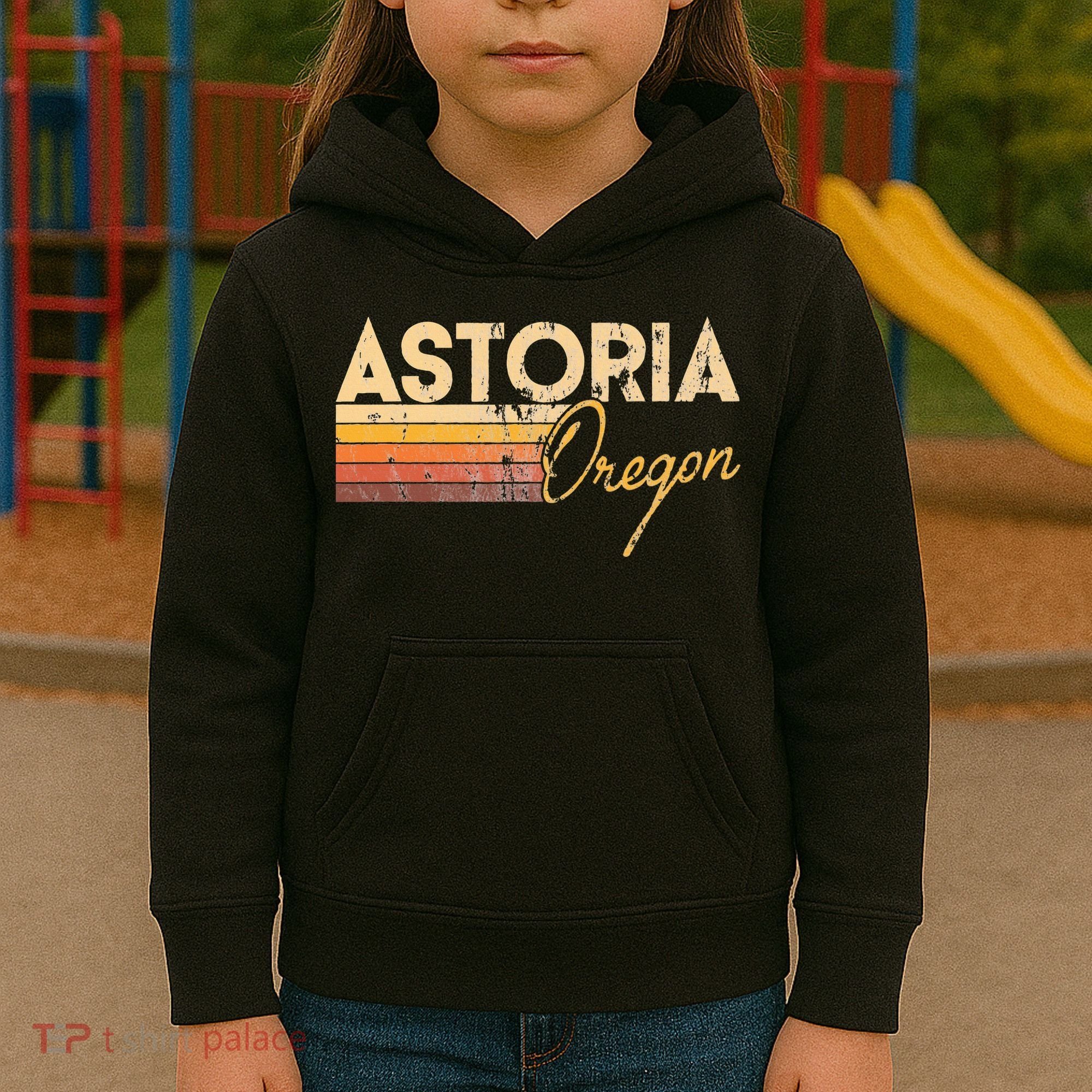 Astoria Oregon Kids Hoodie