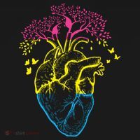 Anatomy Of A Pansexual Heart Pan Pride Anatomical LGBT Women's Tank Top thumb 5
